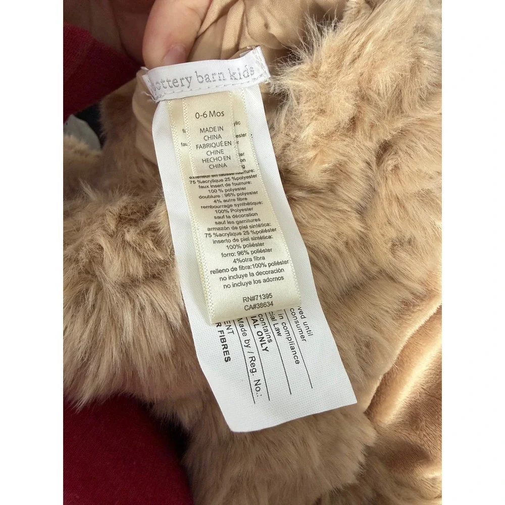Pottery Barn kids adorable furry‎ dog costume - Picture 2 of 6